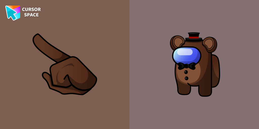 Among Us Toy Freddy Character cursor