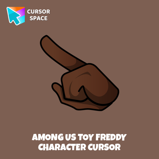 Among Us Toy Freddy Character cursor arrow cursor