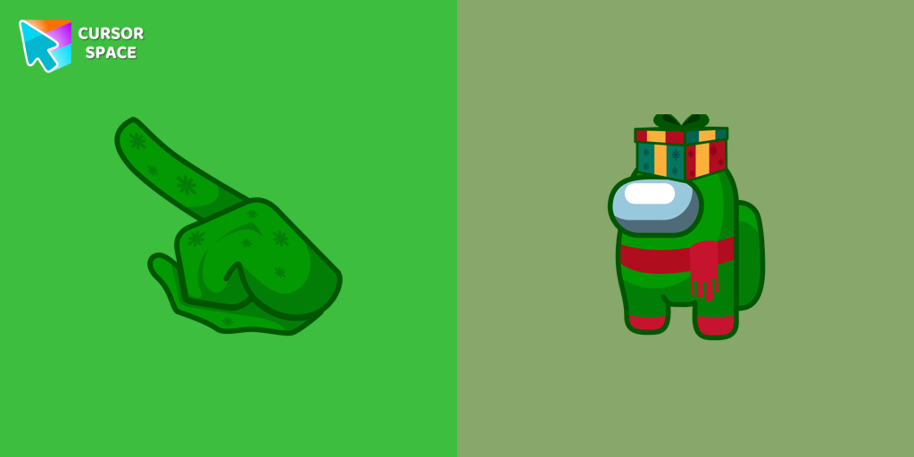 Among Us with Gift cursor
