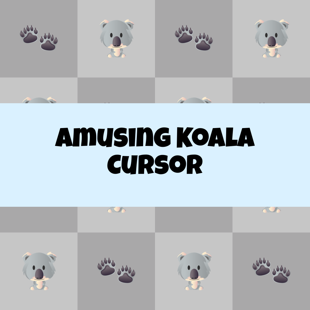 Preview Amusing Koala cursor custom cursor pack