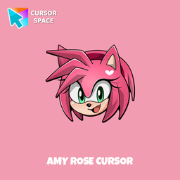 Amy Rose cursor arrow cursor