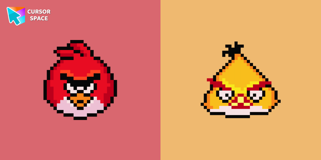 Angry Birds Pixel cursor