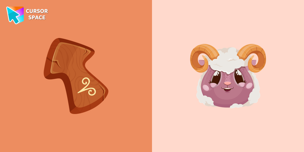 Aries Zodiac Sign cursor
