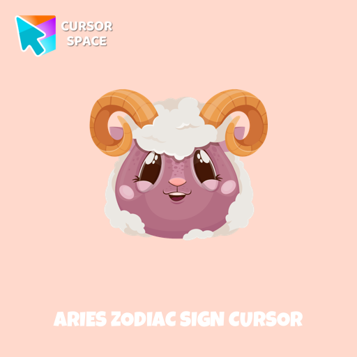 Aries Zodiac Sign cursor pointer cursor