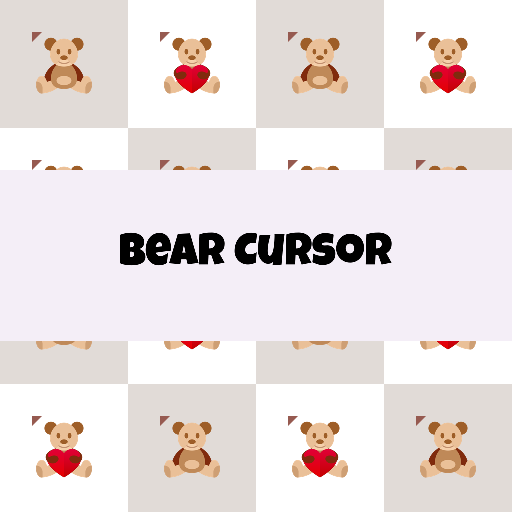 Preview Bear cursor custom cursor pack