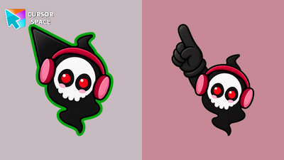 Beats Skull Ghost Monster Cursor