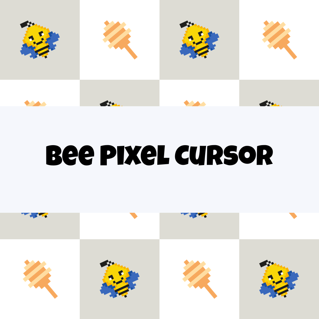 Preview Bee Pixel cursor custom cursor pack