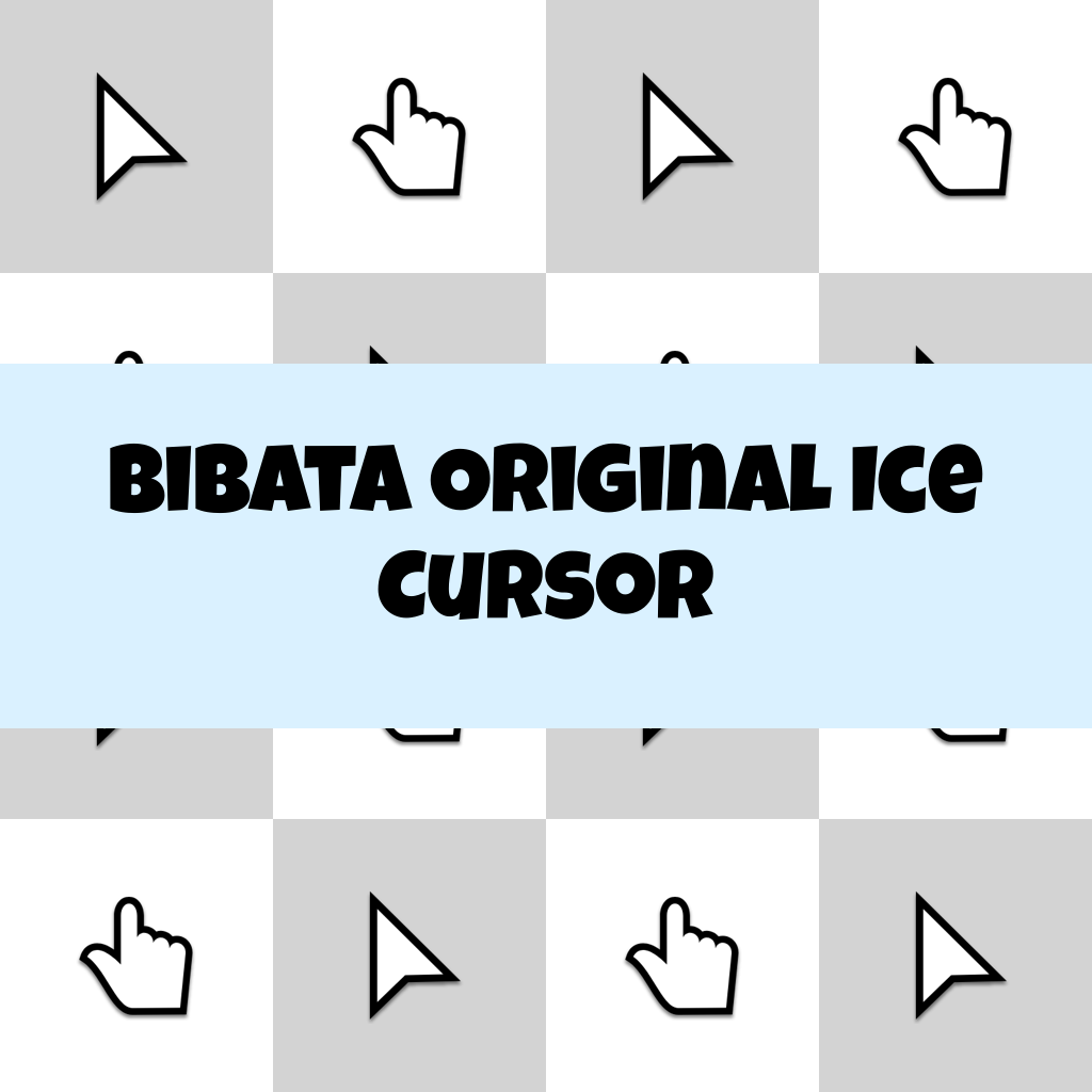 Preview Bibata Original Ice Cursor custom cursor pack