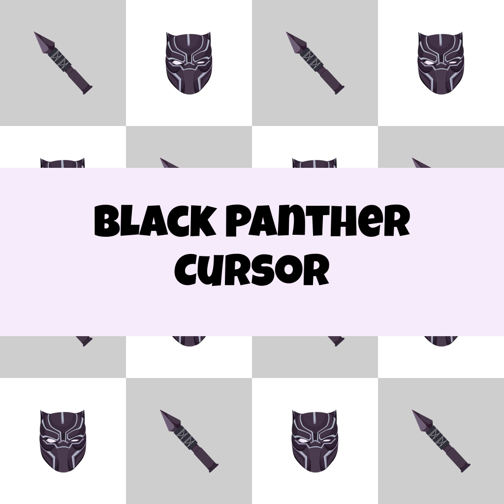 Preview Black Panther cursor custom cursor pack
