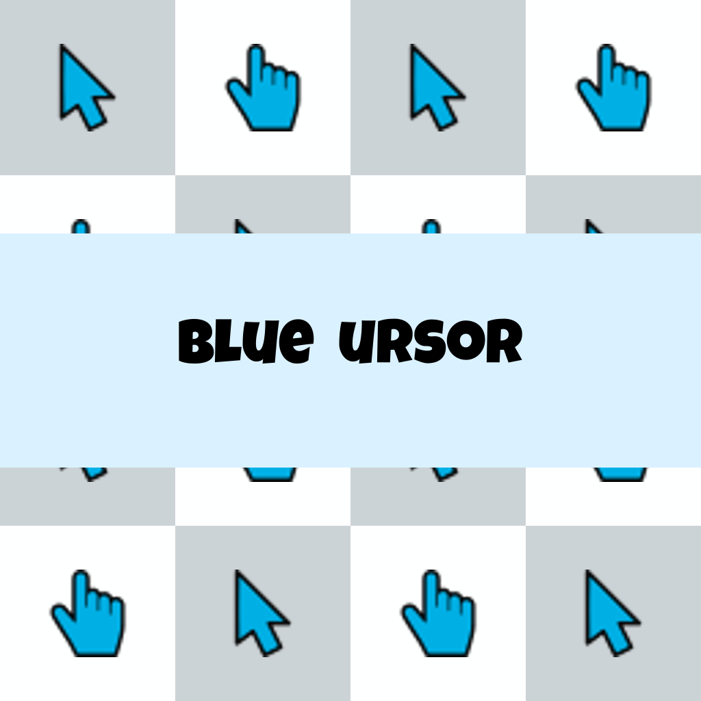 Cute Cursor Blue Сursor - Cursor Pack | Cursor Space