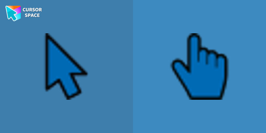 Blue Black Cursor