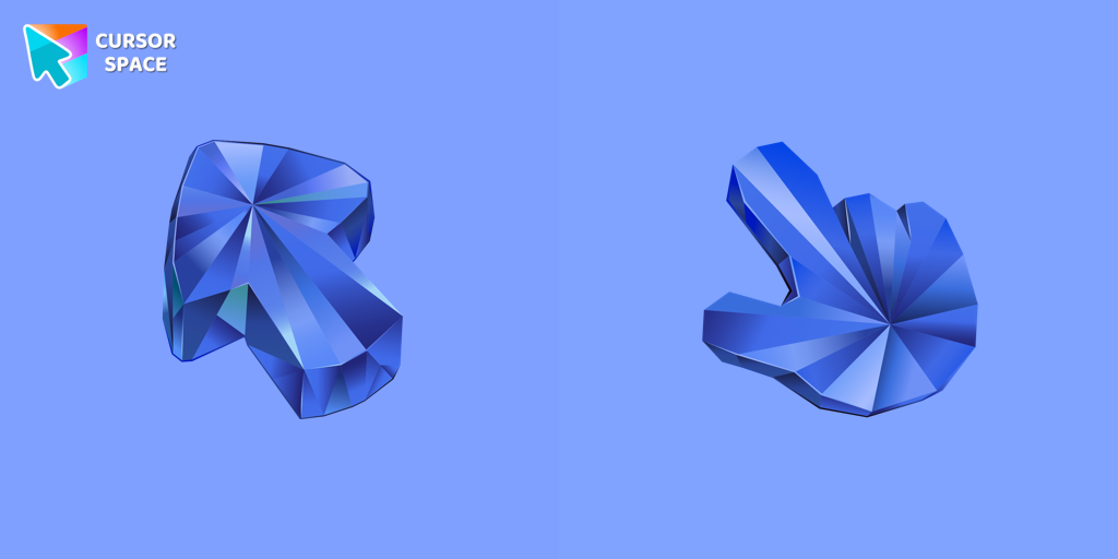 Blue Sapphire Texture cursor