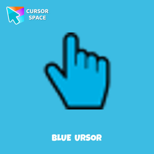 Blue Сursor pointer cursor