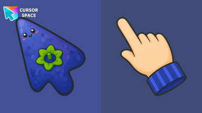 Blueberry Tropical Cursor