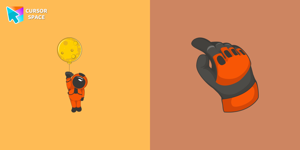 Brave Astronaut cursor