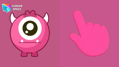 Bubble Cyclops Monster Cursor