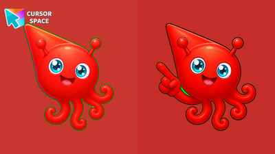 Bubble Octo Monster Cursor