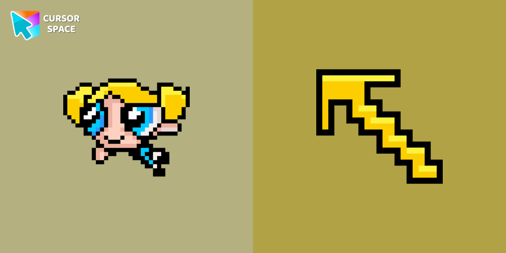 Bubbles Pixel cursor