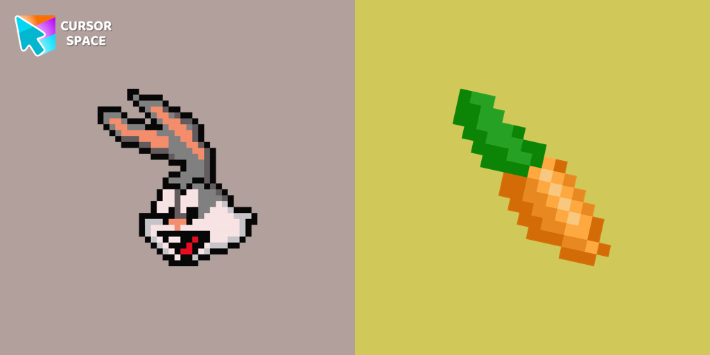 Bugs Bunny Pixel cursor