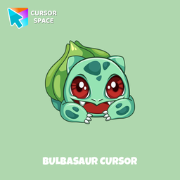 Bulbasaur cursor arrow cursor