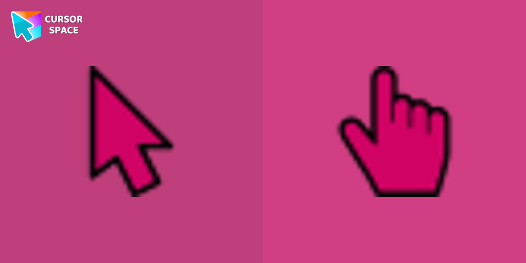 Burgundy cursor