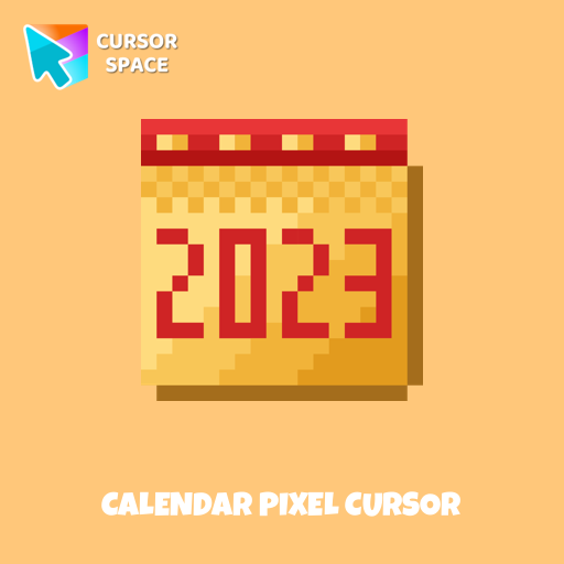 Calendar Pixel cursor arrow cursor