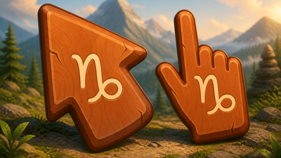 Capricorn Zodiac Sign Cursor