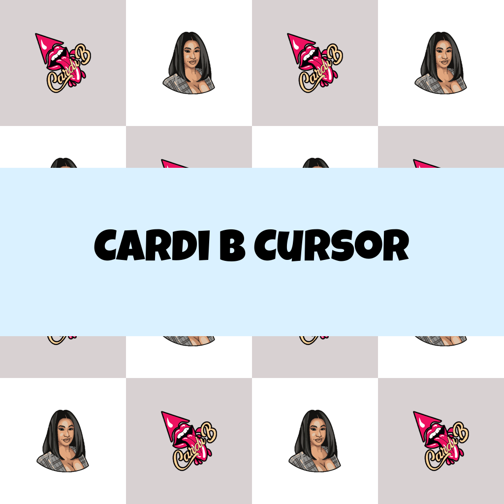 Preview Cardi B cursor custom cursor pack