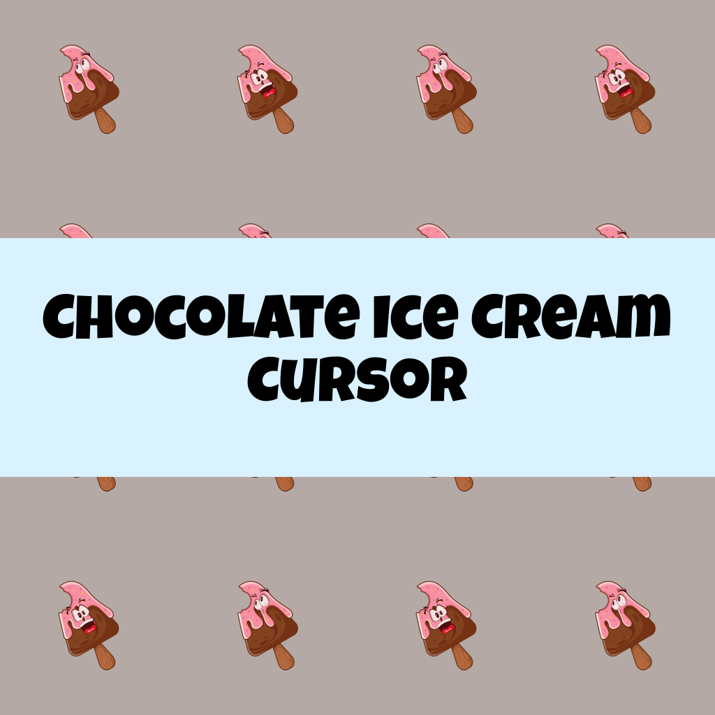 Preview Chocolate Ice Cream cursor custom cursor pack