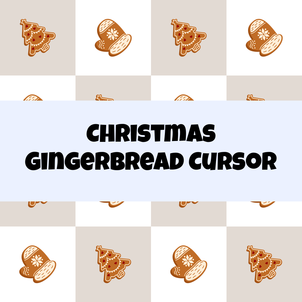 Preview Christmas Gingerbread cursor custom cursor pack
