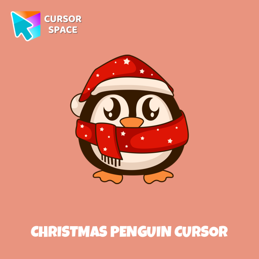 Christmas Penguin cursor arrow cursor