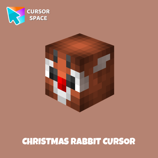 Christmas Rabbit cursor arrow cursor