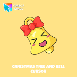 Christmas Tree and Bell cursor pointer cursor