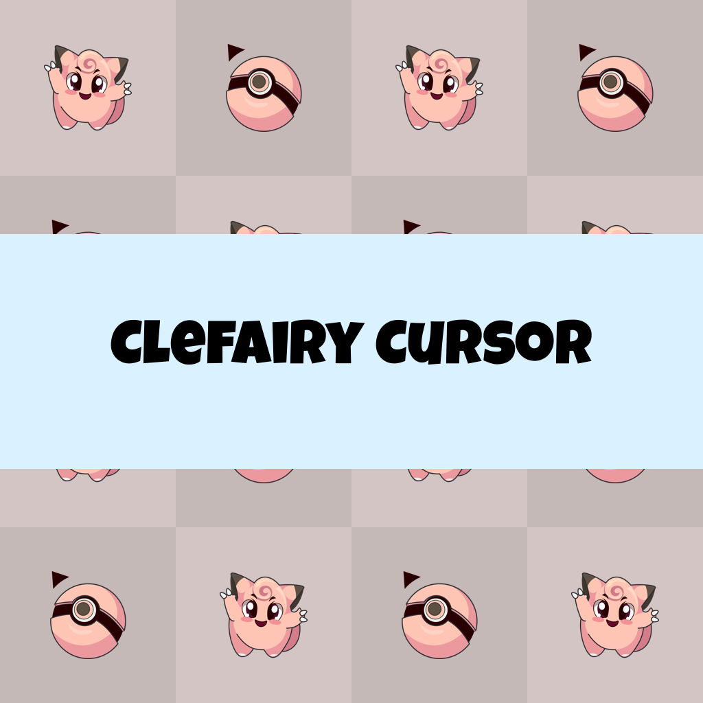Preview Clefairy cursor custom cursor pack
