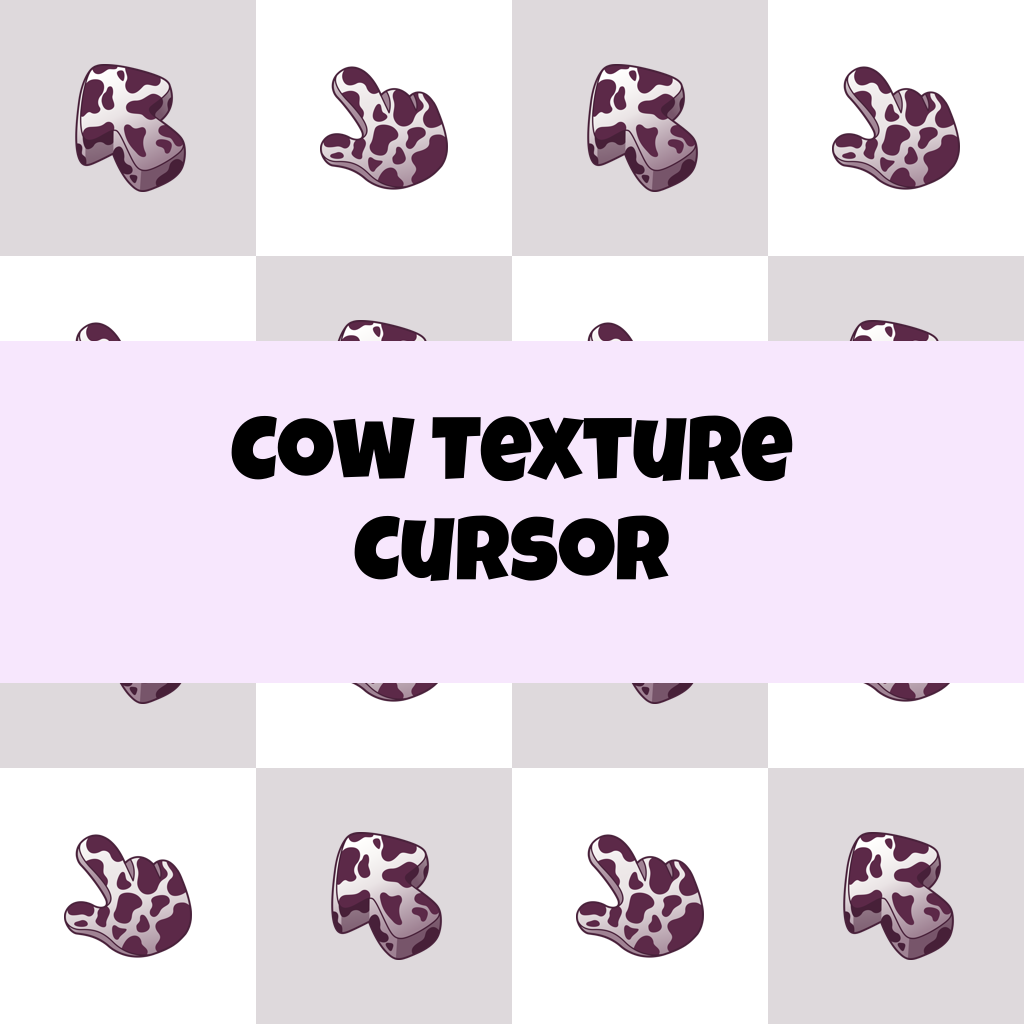 Preview Cow Texture cursor custom cursor pack