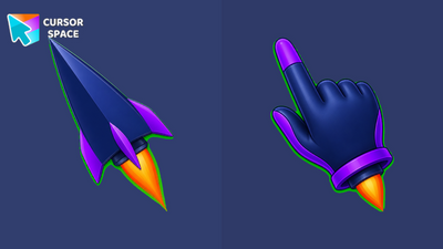 Cursor Space Rocket Cursor