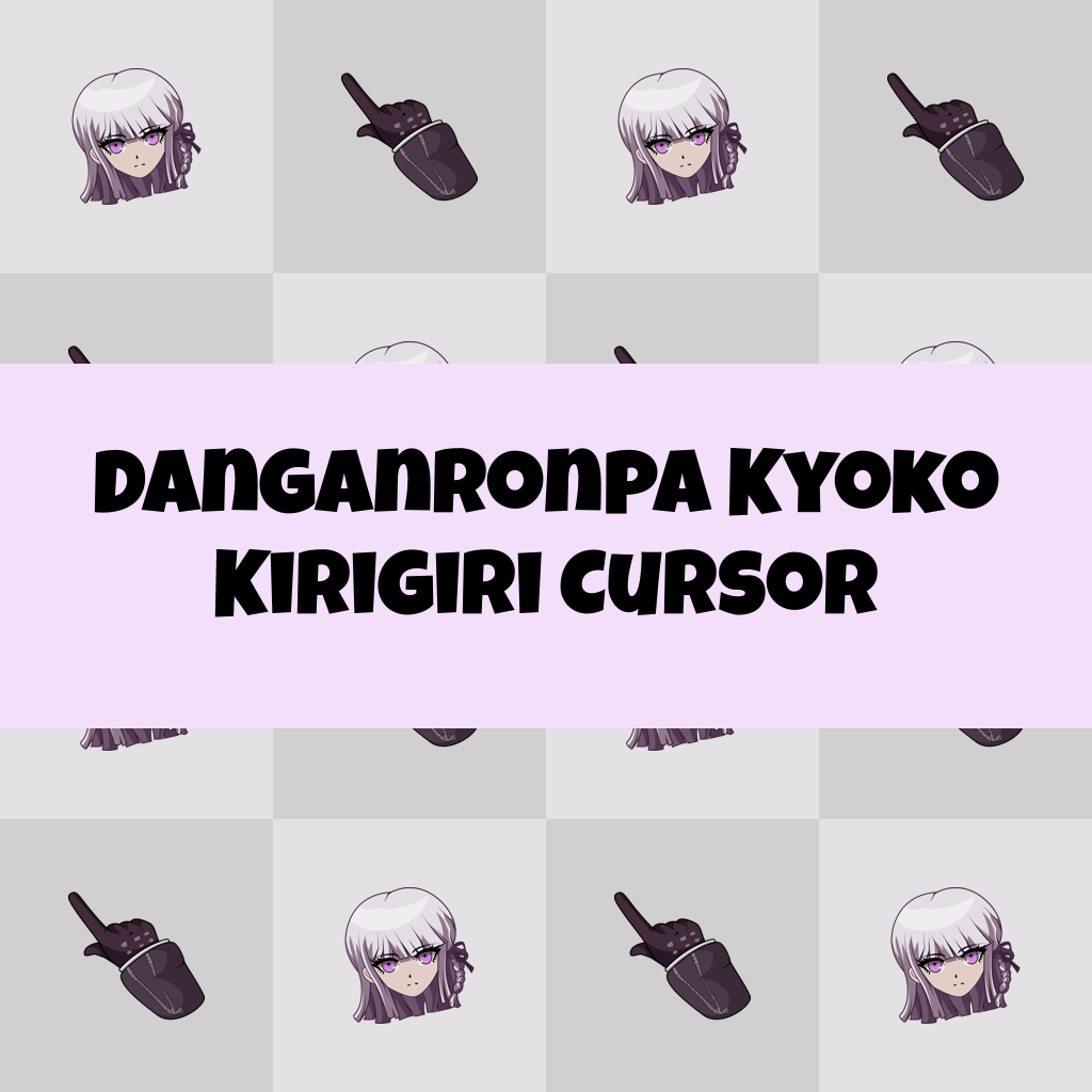 Preview Danganronpa Kyoko Kirigiri cursor custom cursor pack