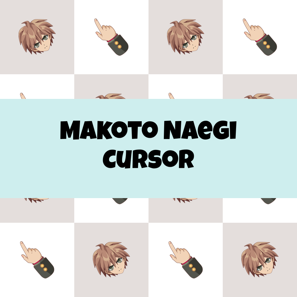 Preview Makoto Naegi cursor custom cursor pack