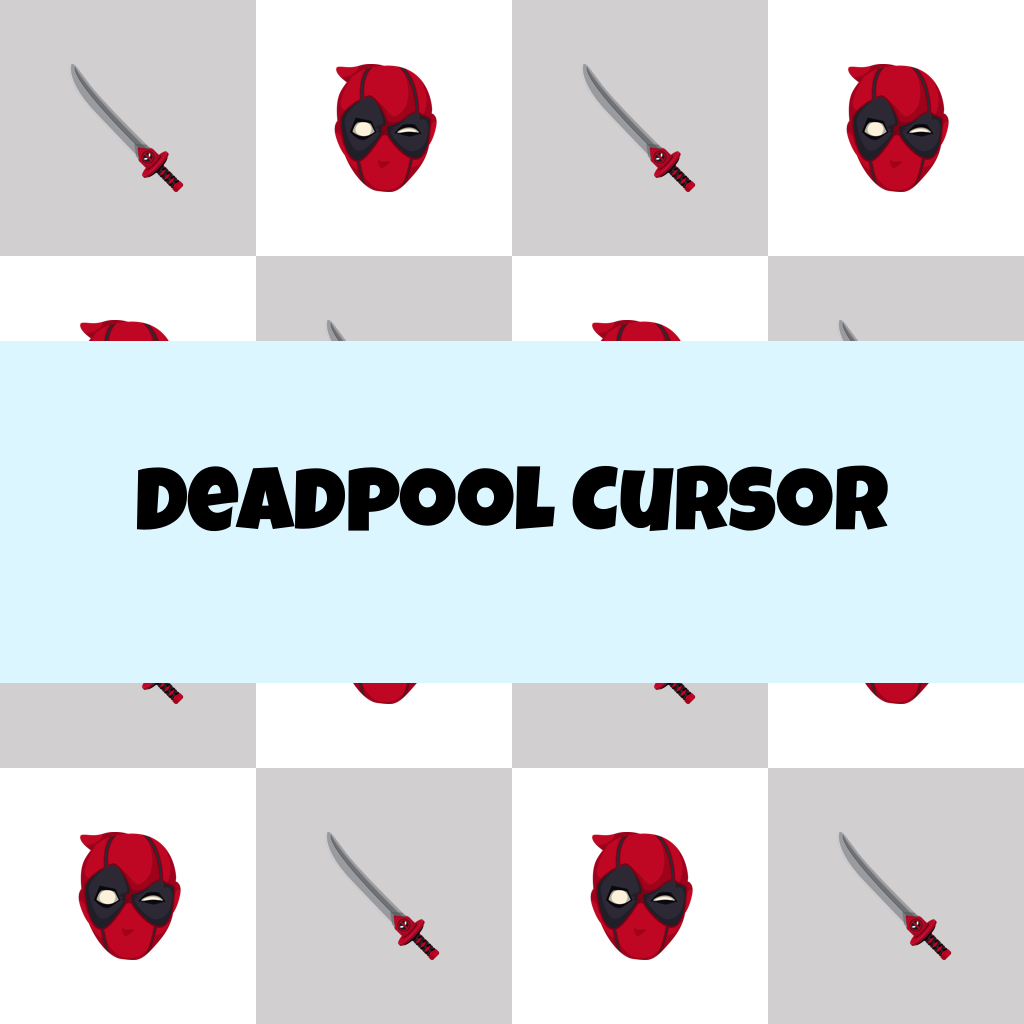 Preview Deadpool cursor custom cursor pack