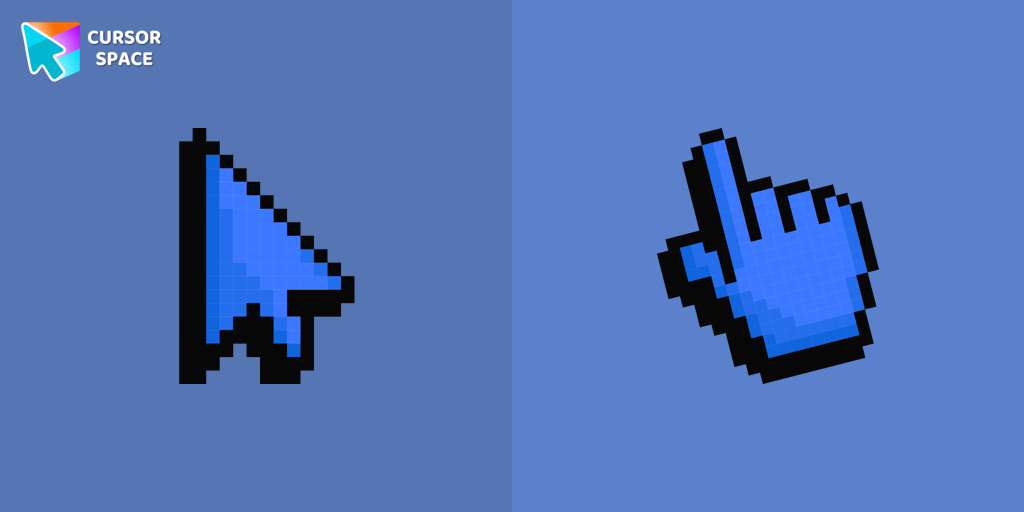 Default Blue Pixel cursor