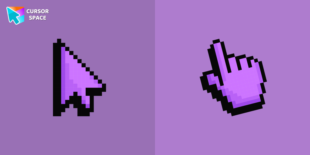 Default Purple Pixel cursor