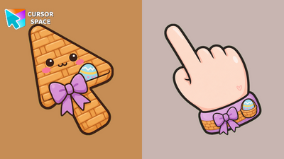 Easter Basket Ribbon Cursor
