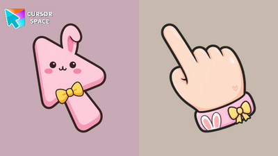 Easter Bunny Pastel Cursor