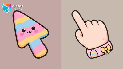 Easter Egg Stripe Cursor