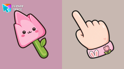 Easter Tulip Garden Cursor