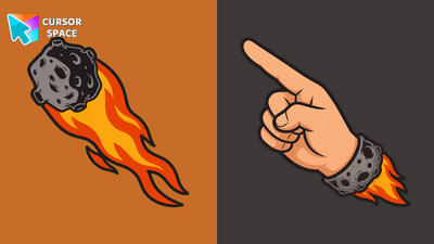 Flaming Meteor Cursor