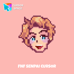 FNF Senpai cursor arrow cursor