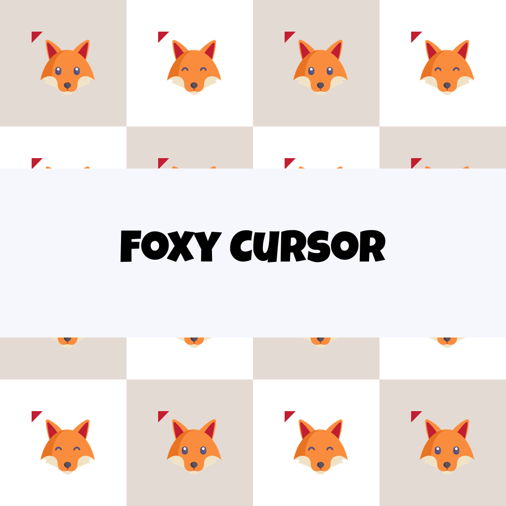 Preview Foxy cursor custom cursor pack