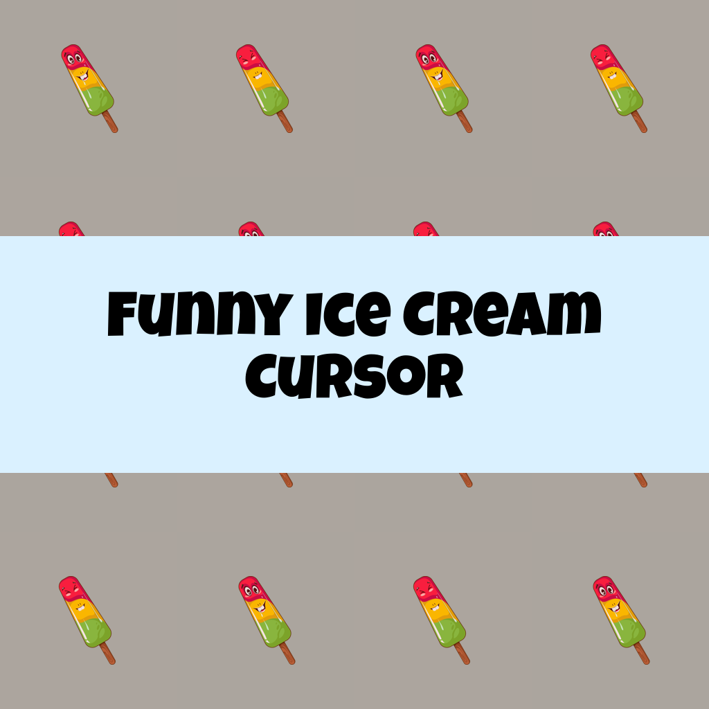 Preview Funny Ice Cream cursor custom cursor pack