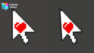 Game Pixel Heart Cursor
